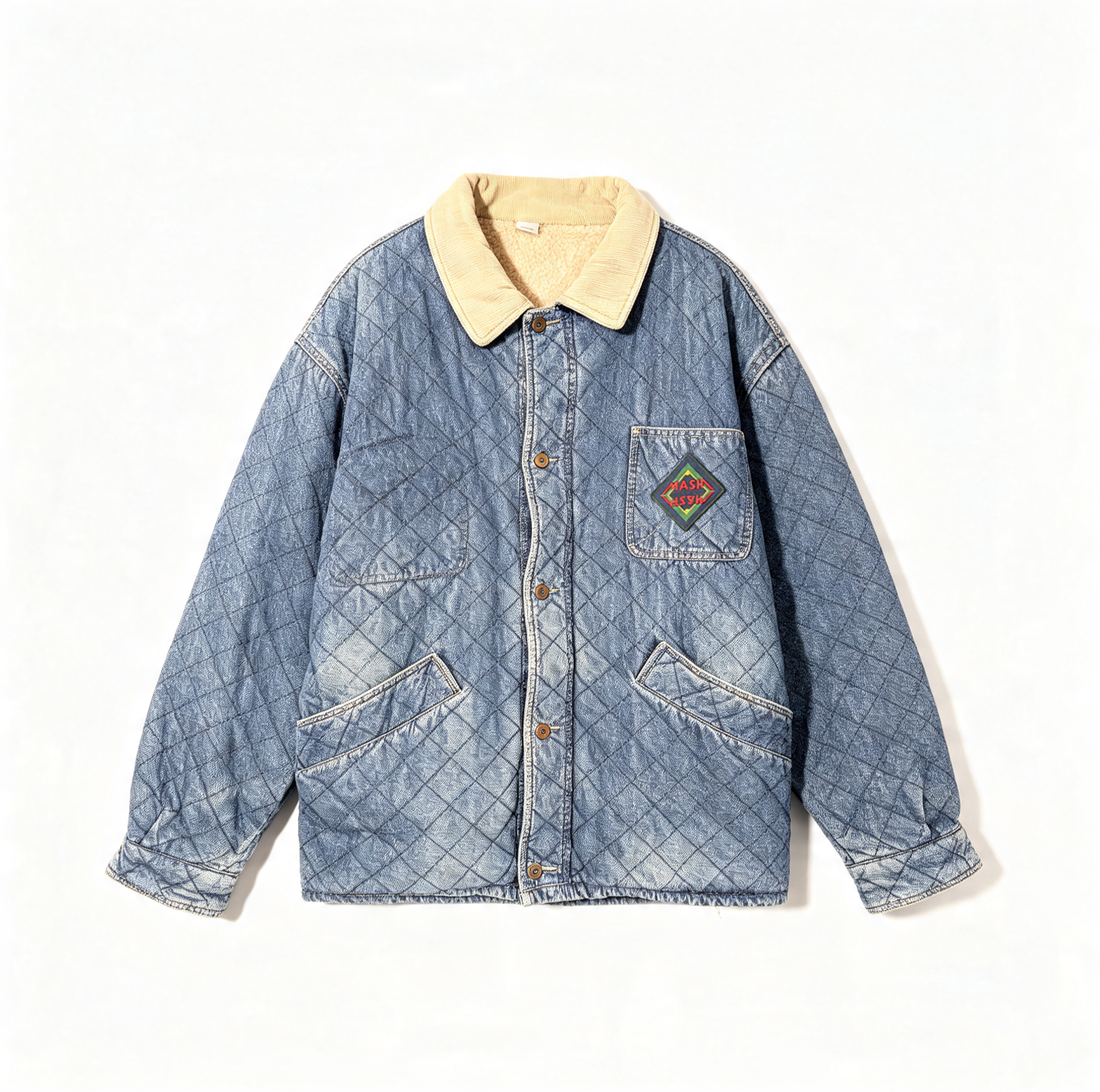 Denim Sherpa Jacket Mix - Vintage