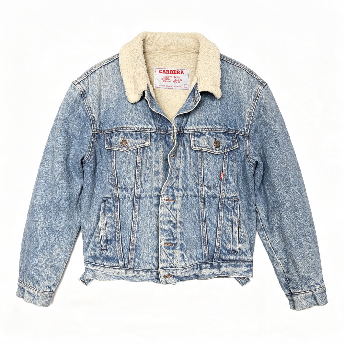 Denim Sherpa Jacket Mix - Vintage