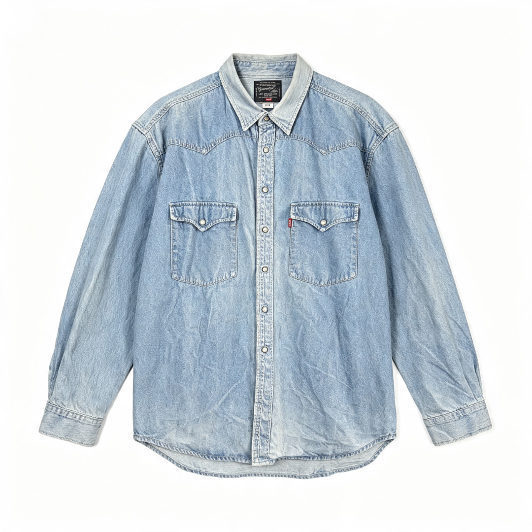 Vintage Levis Denim Shirts Branded