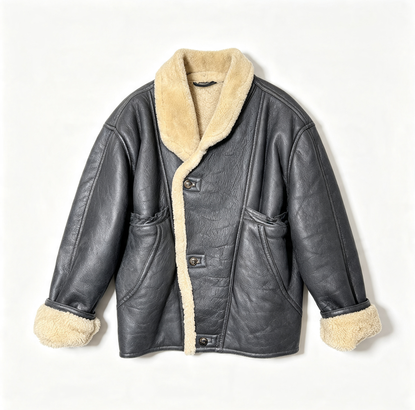 Shearling and Sheepskin Jackets Feminine and Men - Vintage