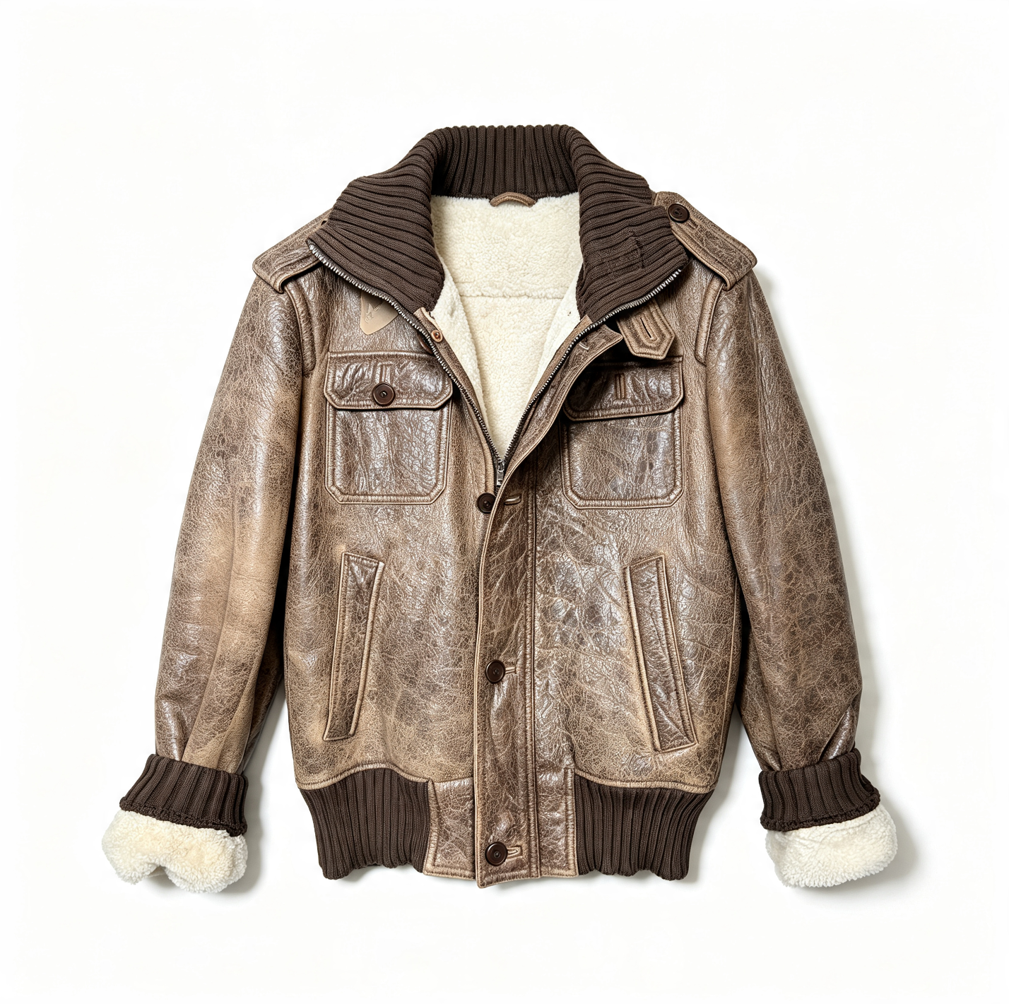 Shearling and Sheepskin Jackets Feminine and Men - Vintage
