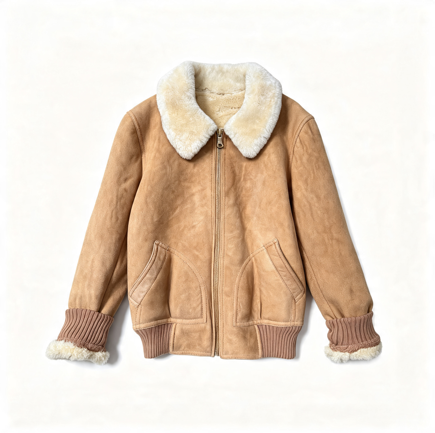 Shearling and Sheepskin Jackets Feminine and Men - Vintage