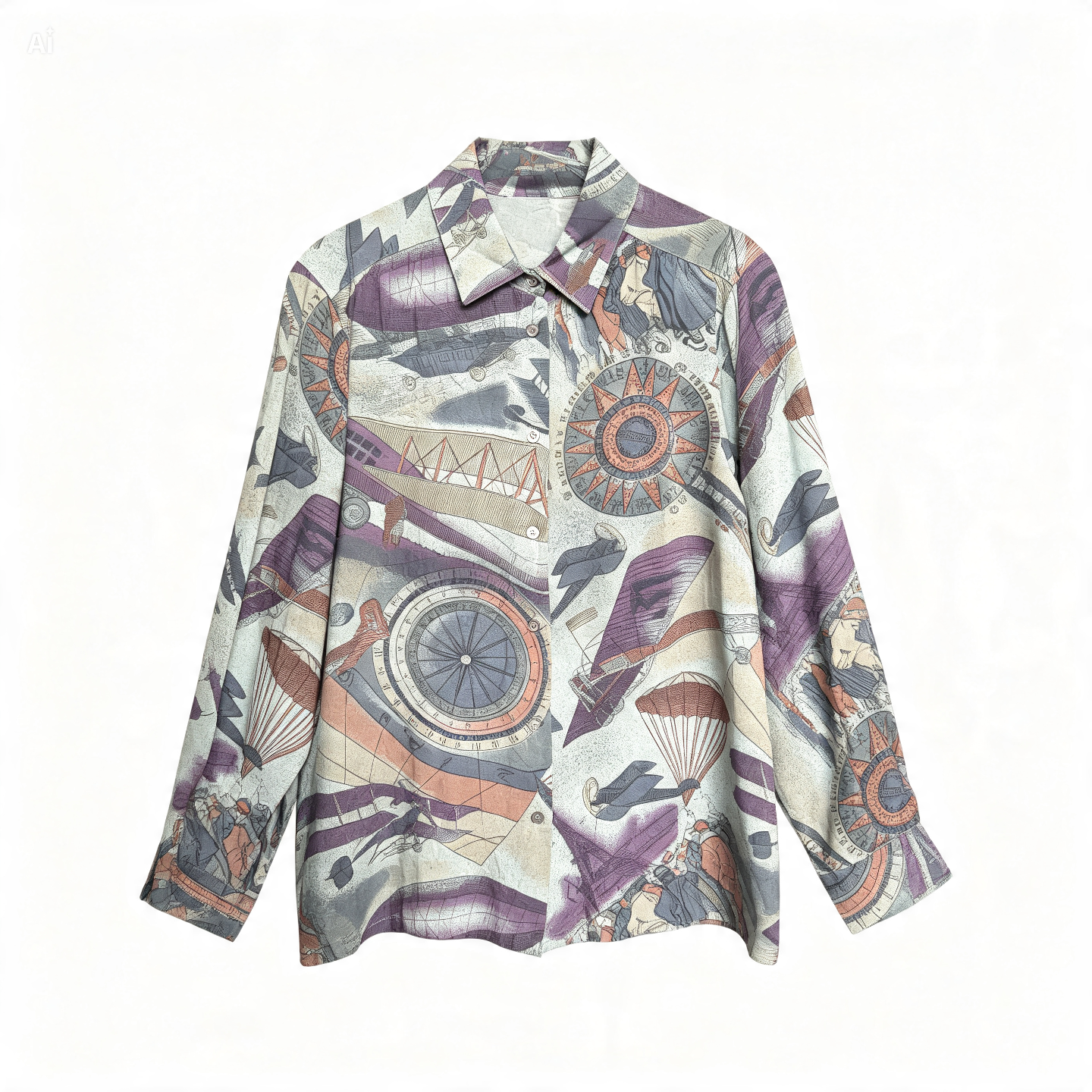 Crazy Pattern Blouses - Vintage