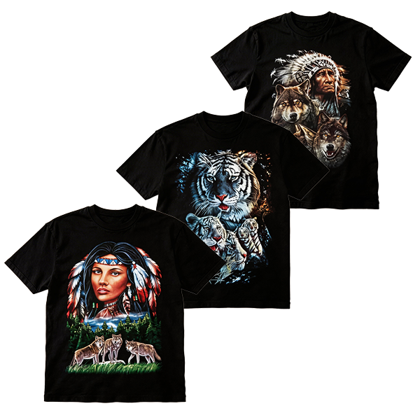 Animal Print T-Shirt Mix