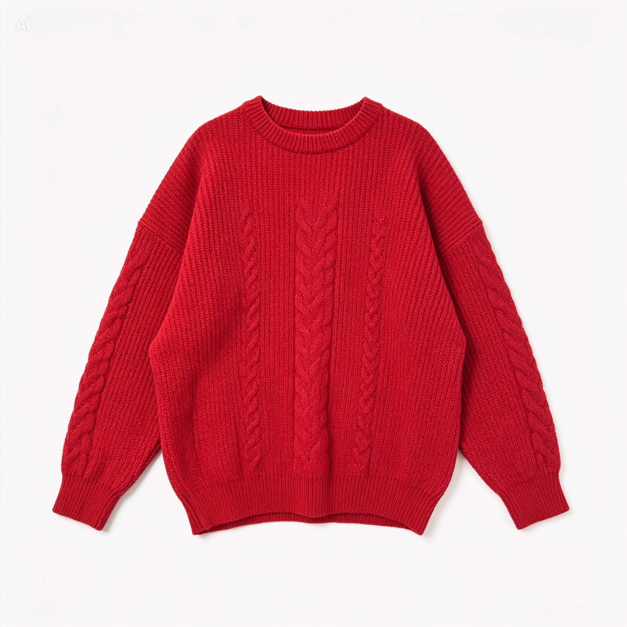 Vintage Plain Knit Sweaters Men | Unisex