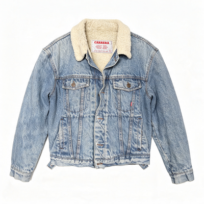 Denim Sherpa Jacket Mix - Vintage