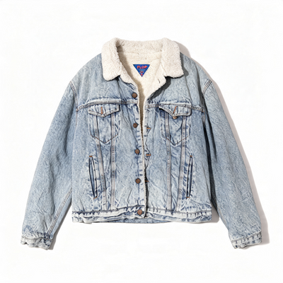 Denim Sherpa Jacket Mix - Vintage