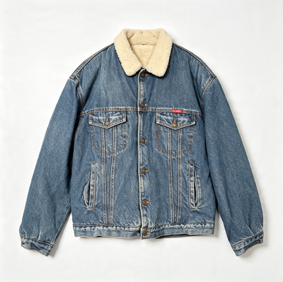 Denim Sherpa Jacket Mix - Vintage