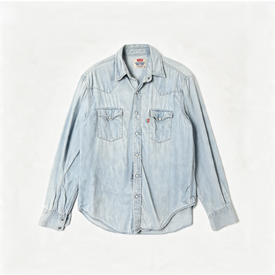 Vintage Levis Denim Shirts Branded