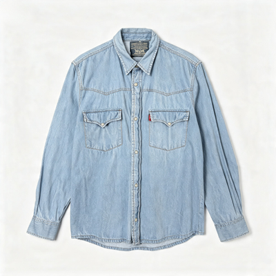 Vintage Levis Denim Shirts Branded