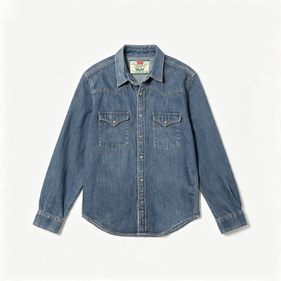 Vintage Levis Denim Shirts Branded