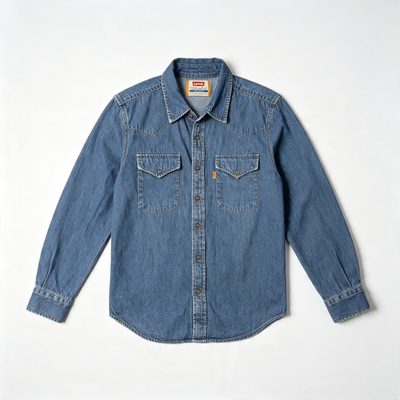 Vintage Levis Denim Shirts Branded