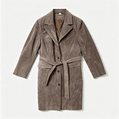 Women's Suede Coats - Vintage