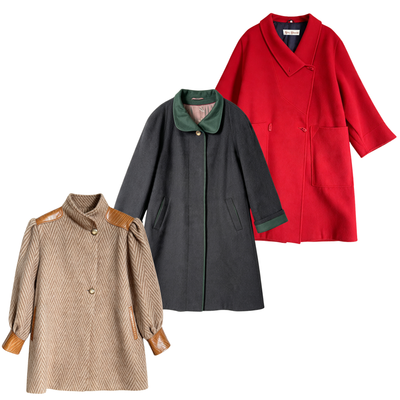 Women's Wool Coats - Vintage