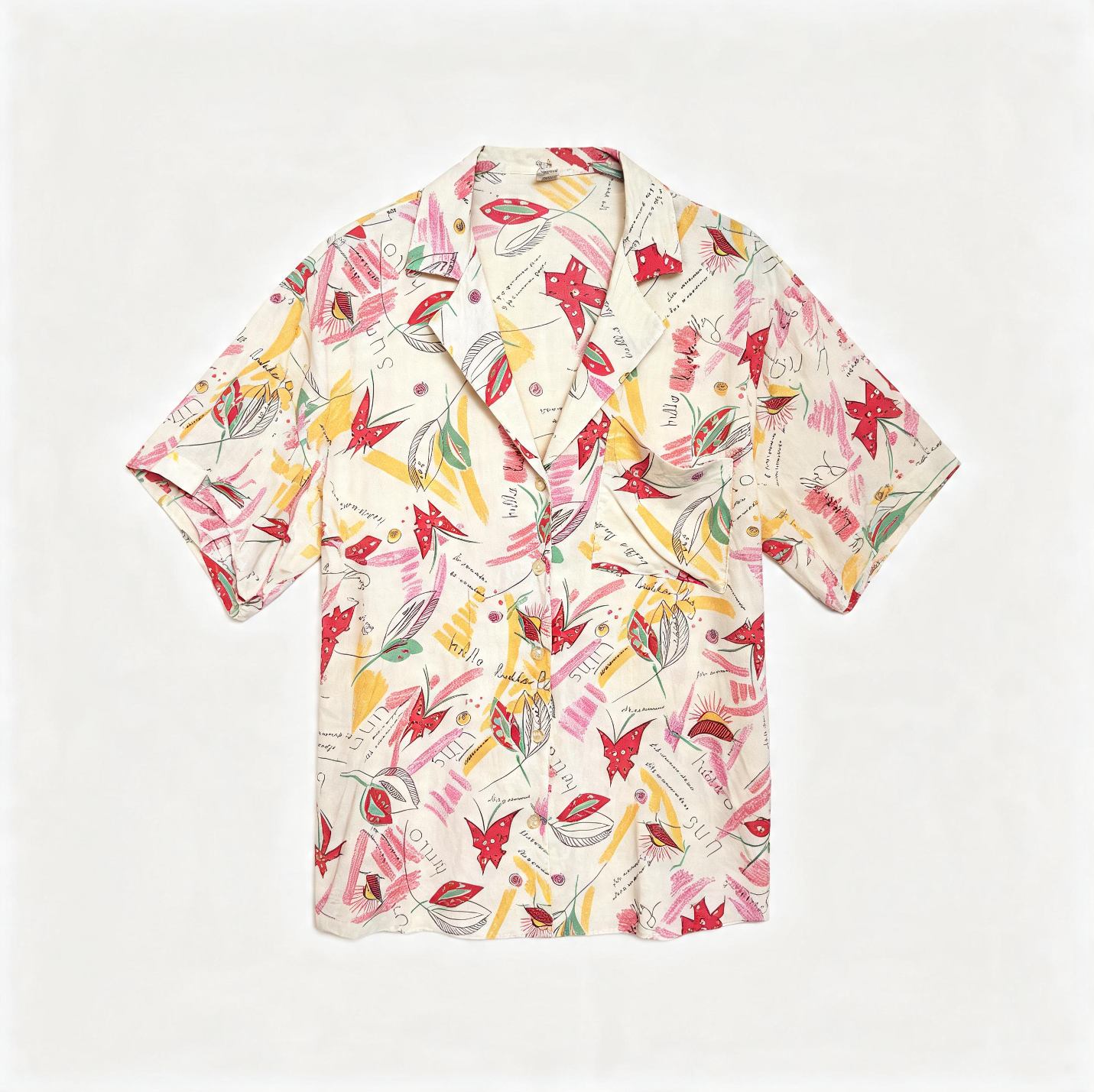 Crazy Pattern Blouses - Vintage