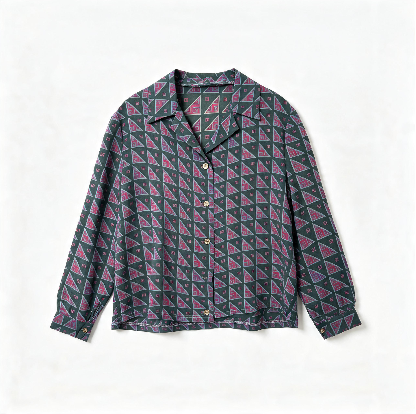 Crazy Pattern Blouses - Vintage