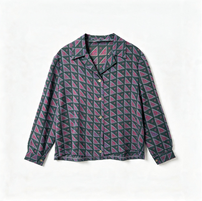 Crazy Pattern Blouses - Vintage