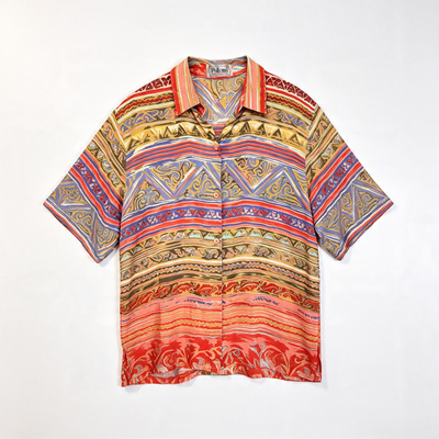 Crazy Pattern Blouses - Vintage
