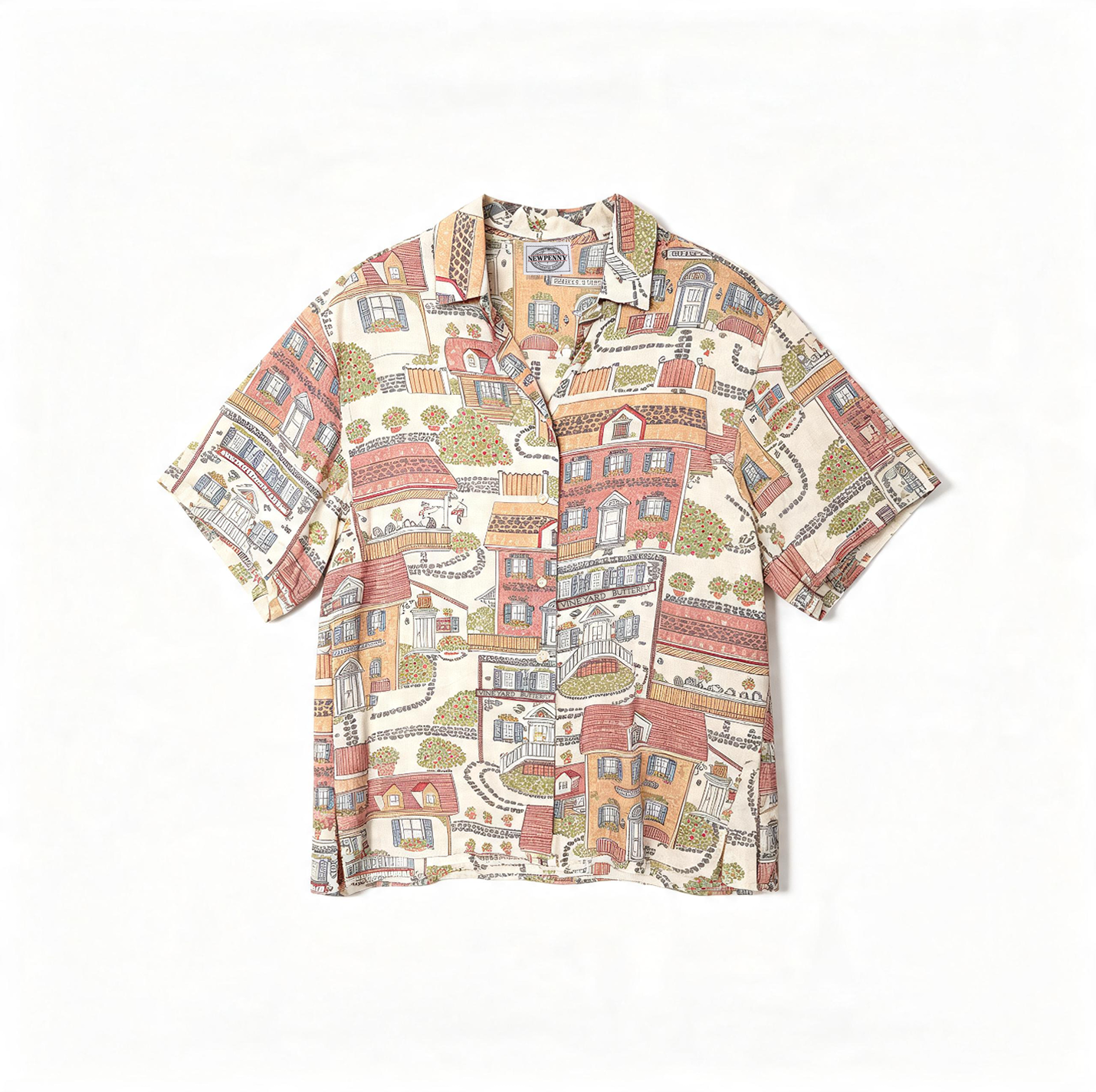 Crazy Pattern Blouses - Vintage