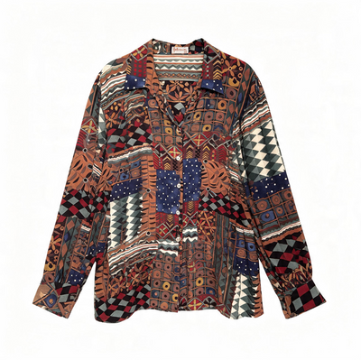 Crazy Pattern Blouses - Vintage