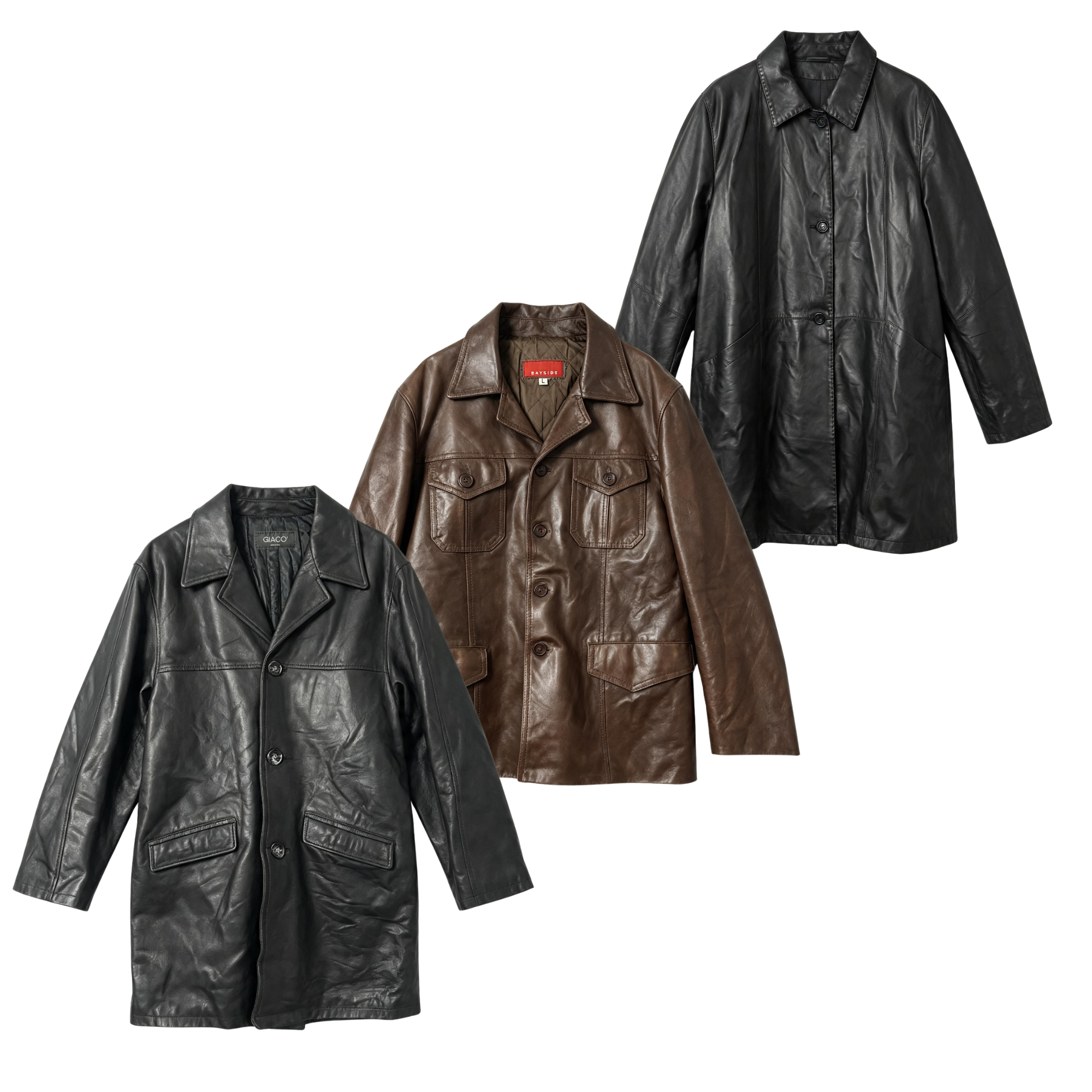 Vintage Men's / Unisex Leather Coats