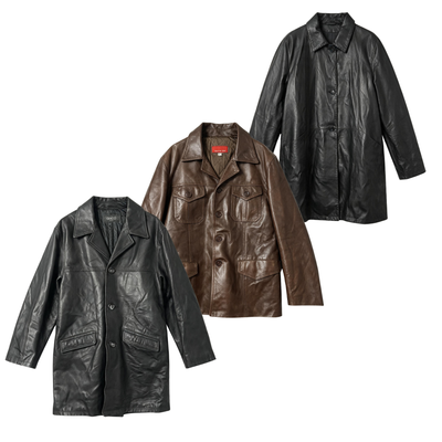 Vintage Men's / Unisex Leather Coats