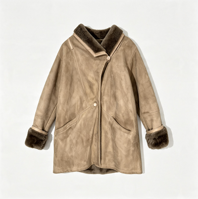 Women's Shearling Coats - Vintage