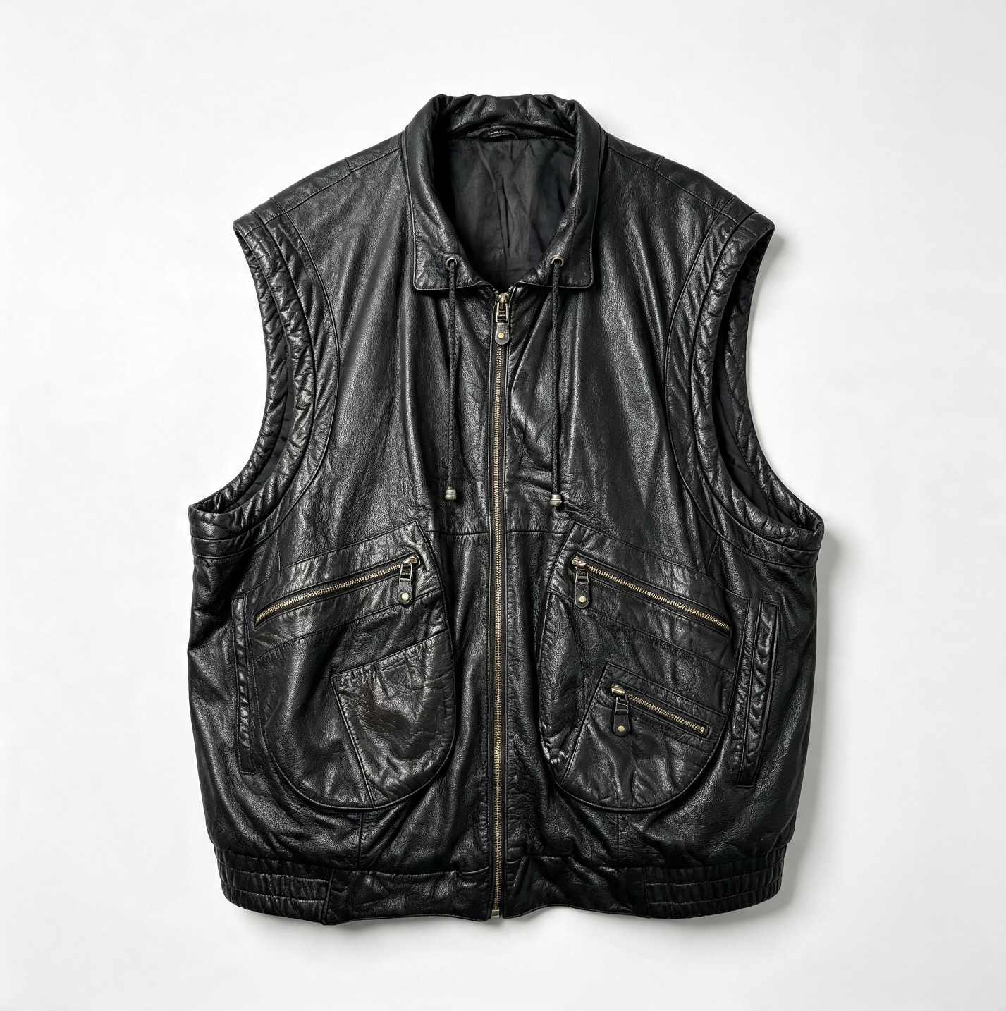 Vintage Leather and Suede Vest Mix Men | Unisex