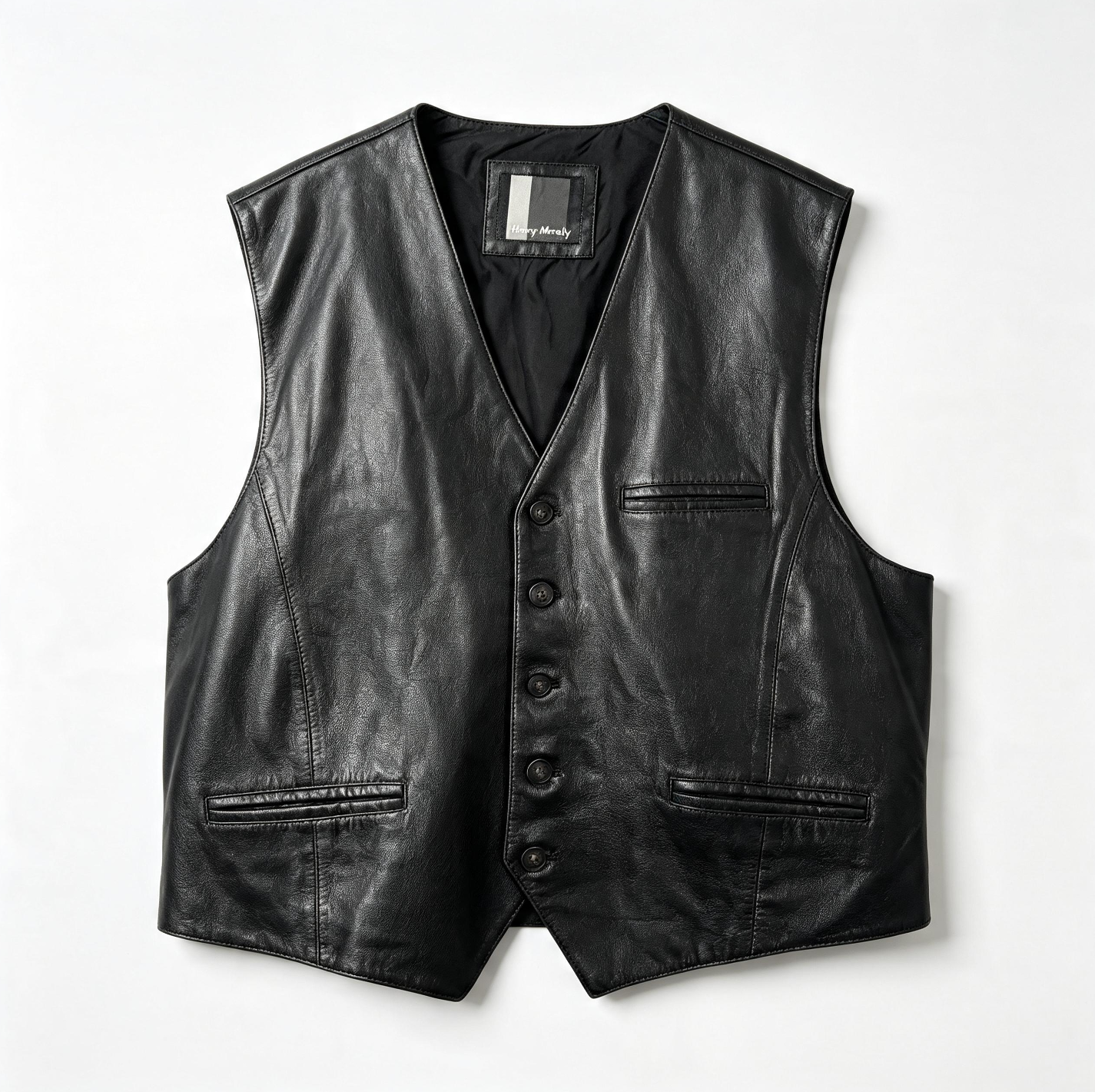 Vintage Leather and Suede Vest Mix Men | Unisex