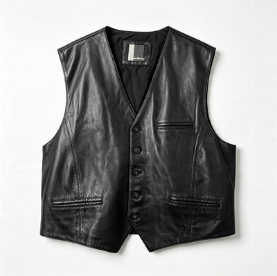 Vintage Leather and Suede Vest Mix Men | Unisex