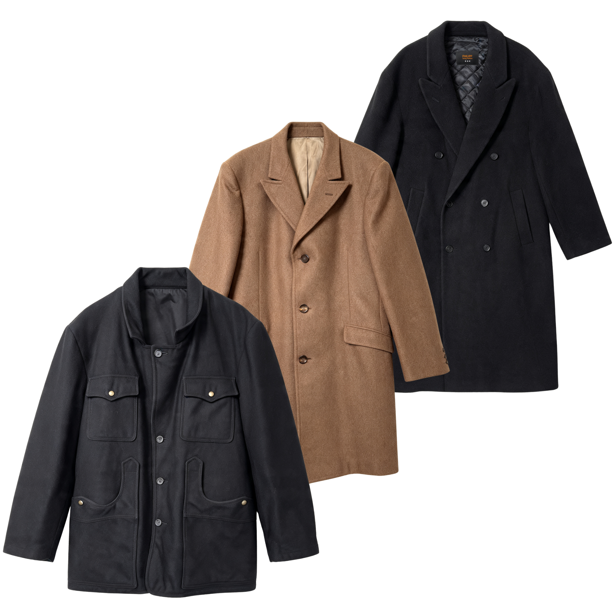 Men's Wool Coats - Vintage