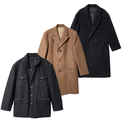 Men's Wool Coats - Vintage