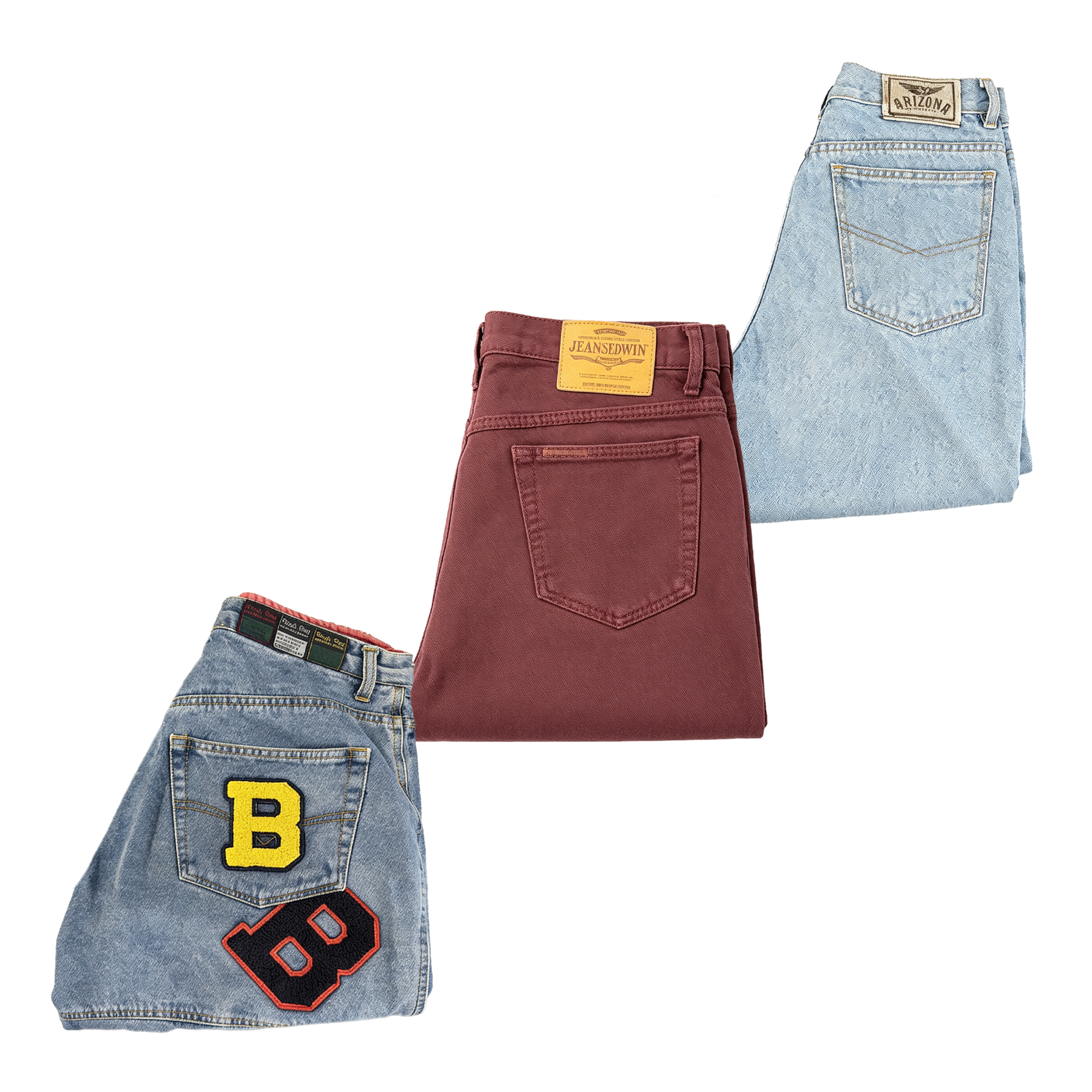 Vintage Denim Trousers Men | Unisex