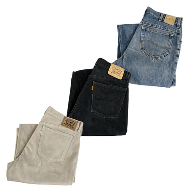 Vintage Denim Branded Trousers Men | Unisex