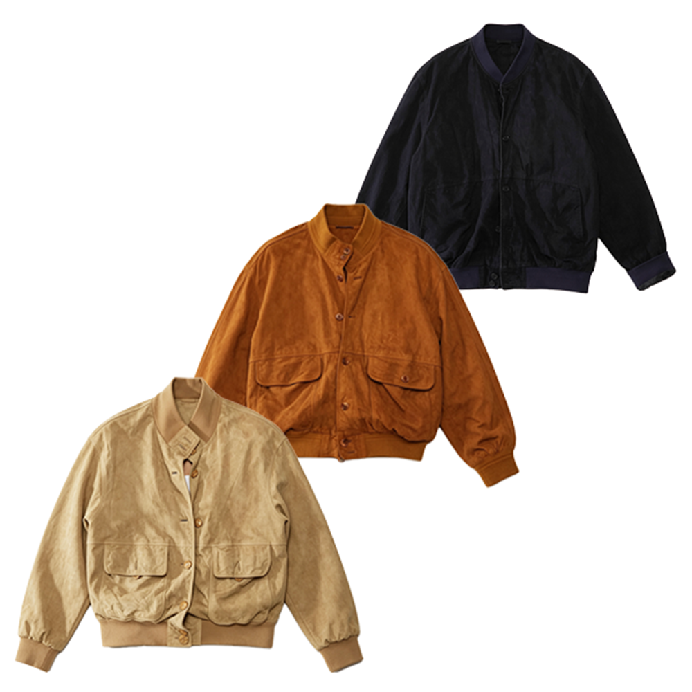 Men | Unisex Vintage Suede Bomber Jackets