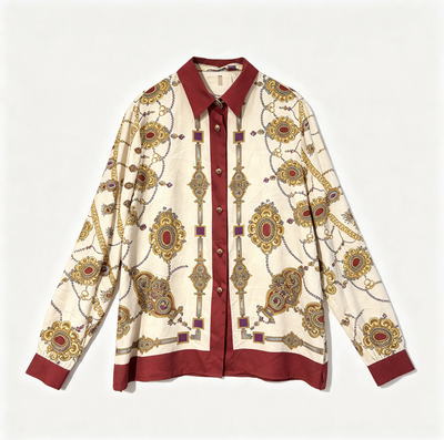 Baroque Style Blouses Tops - Vintage