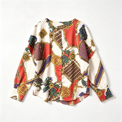 Baroque Style Blouses Tops - Vintage