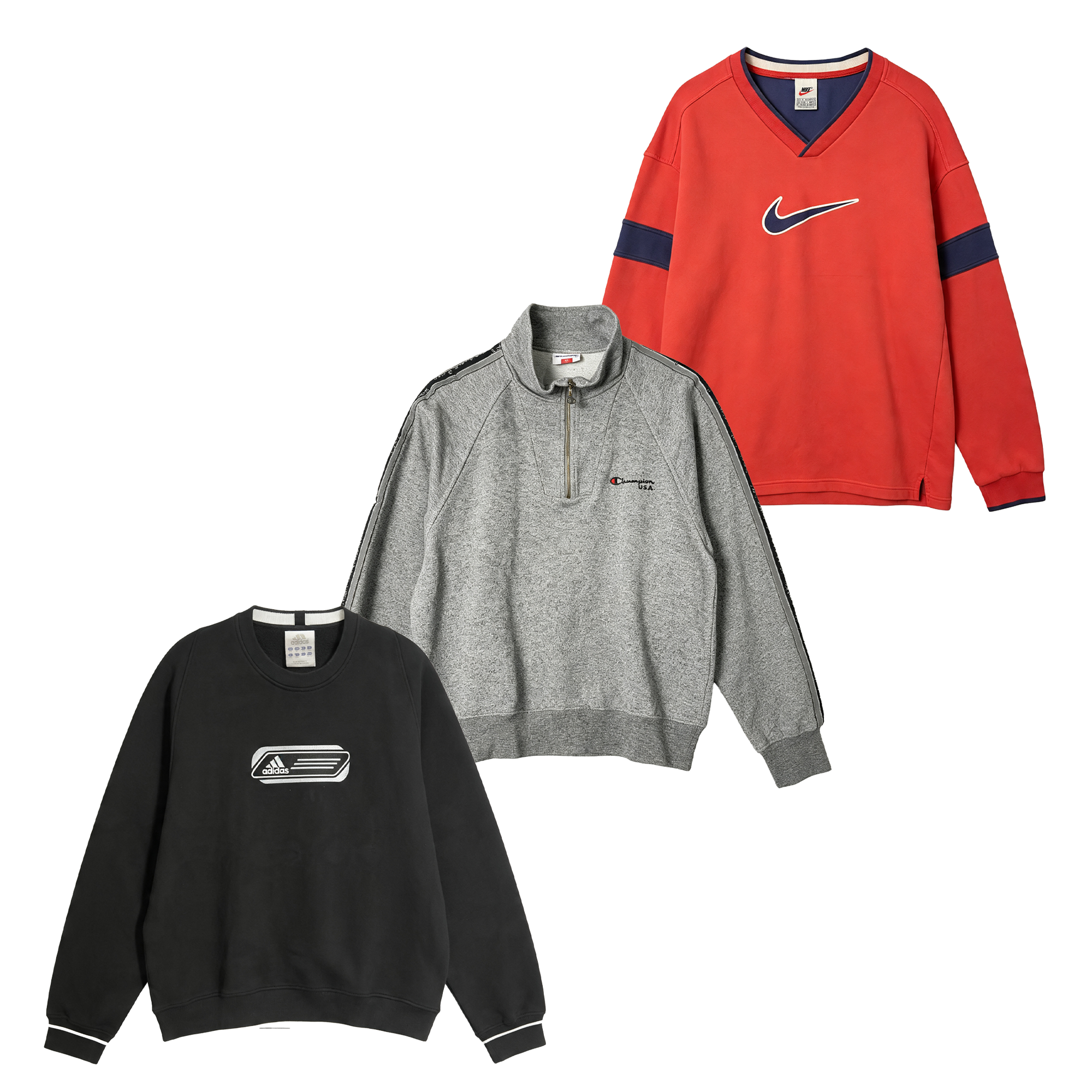 Vintage Branded Sportswear Sweatshirts Mix