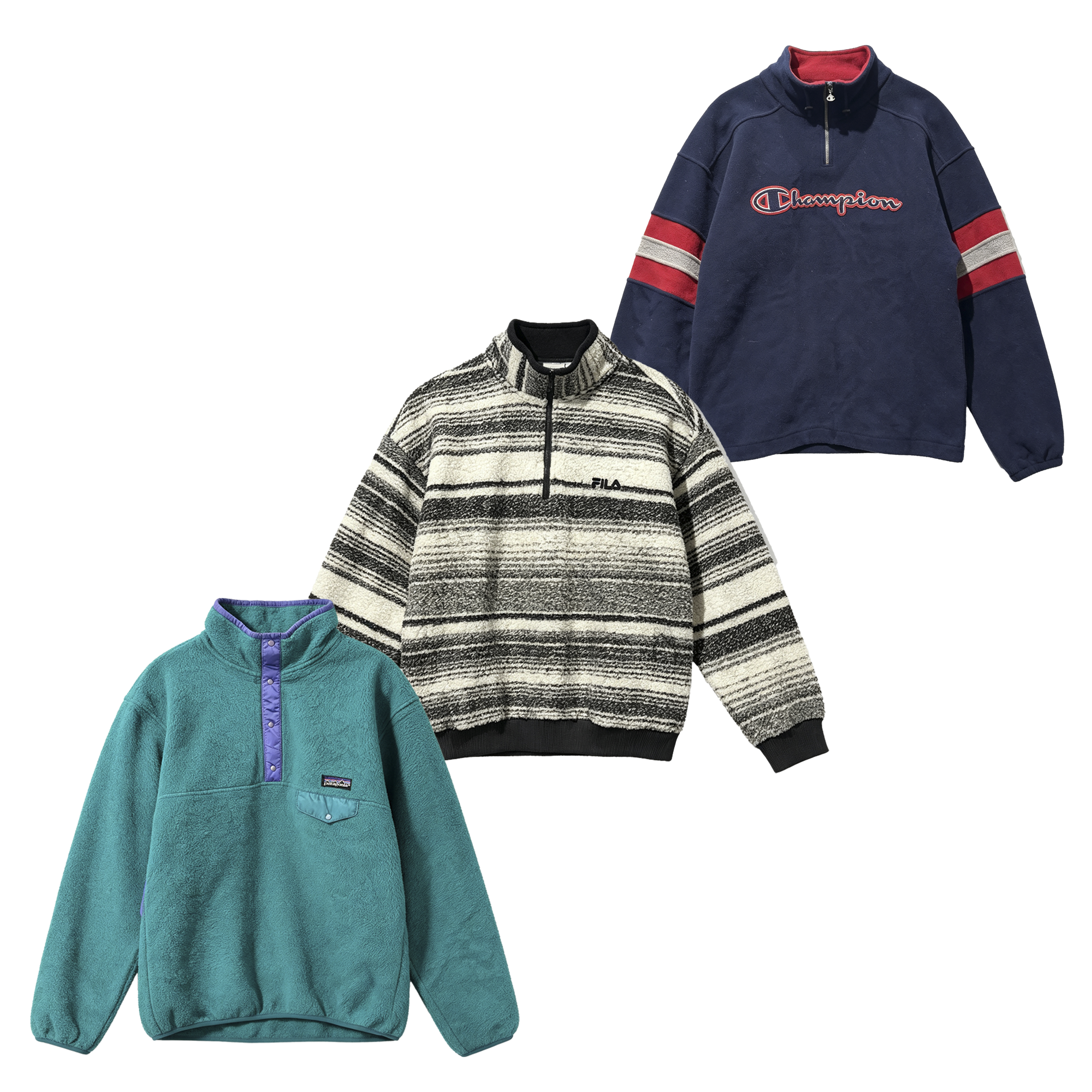 Vintage Branded Fleece Sweatshirts Mix