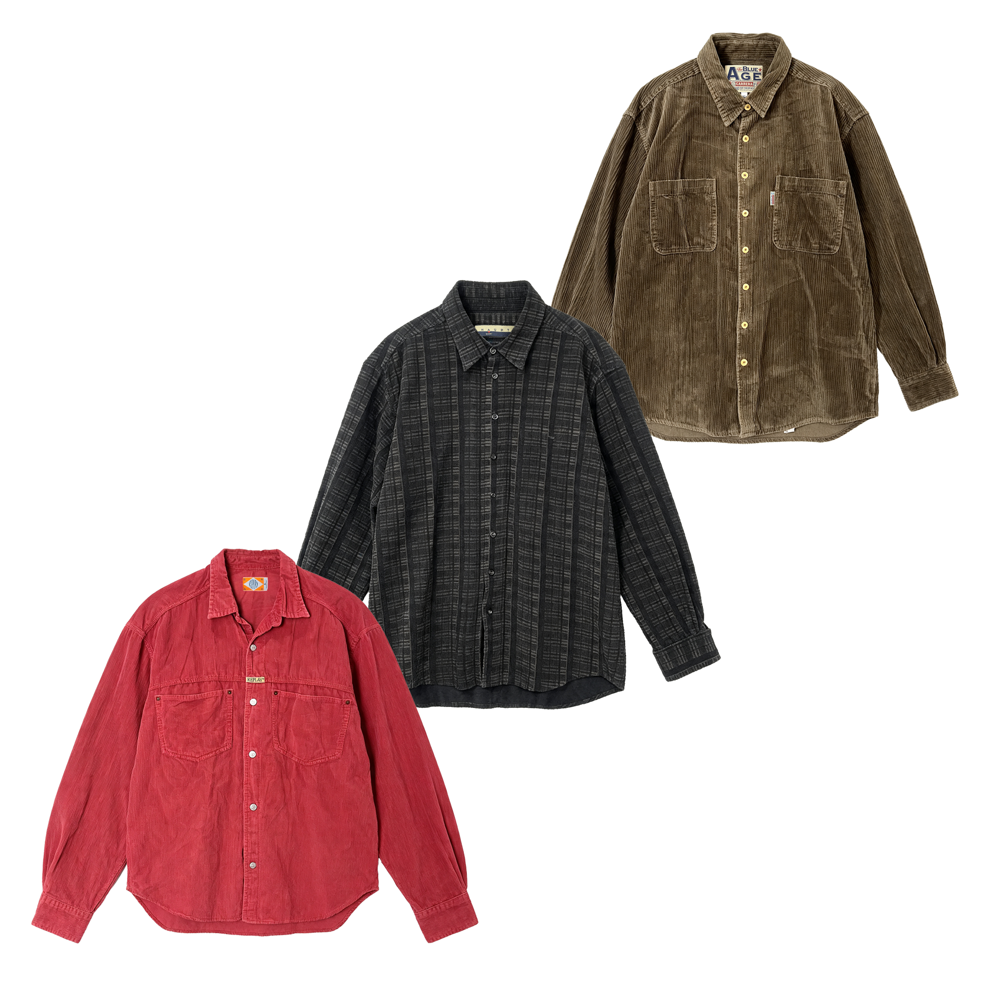 Vintage Corduroy Shirts Men | Unisex