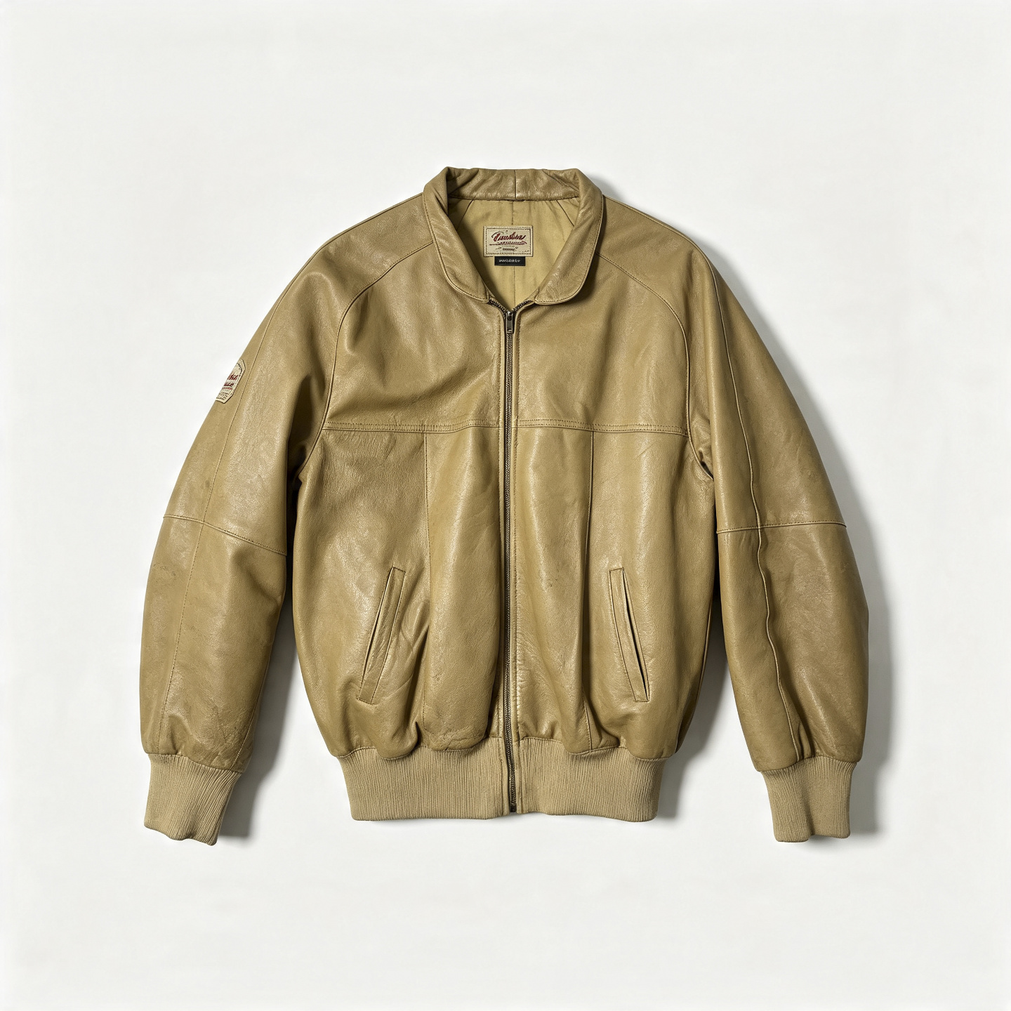Vintage Leather Bomber Jackets Men | Unisex