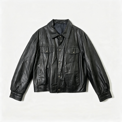 Vintage Leather Bomber Jackets Men | Unisex