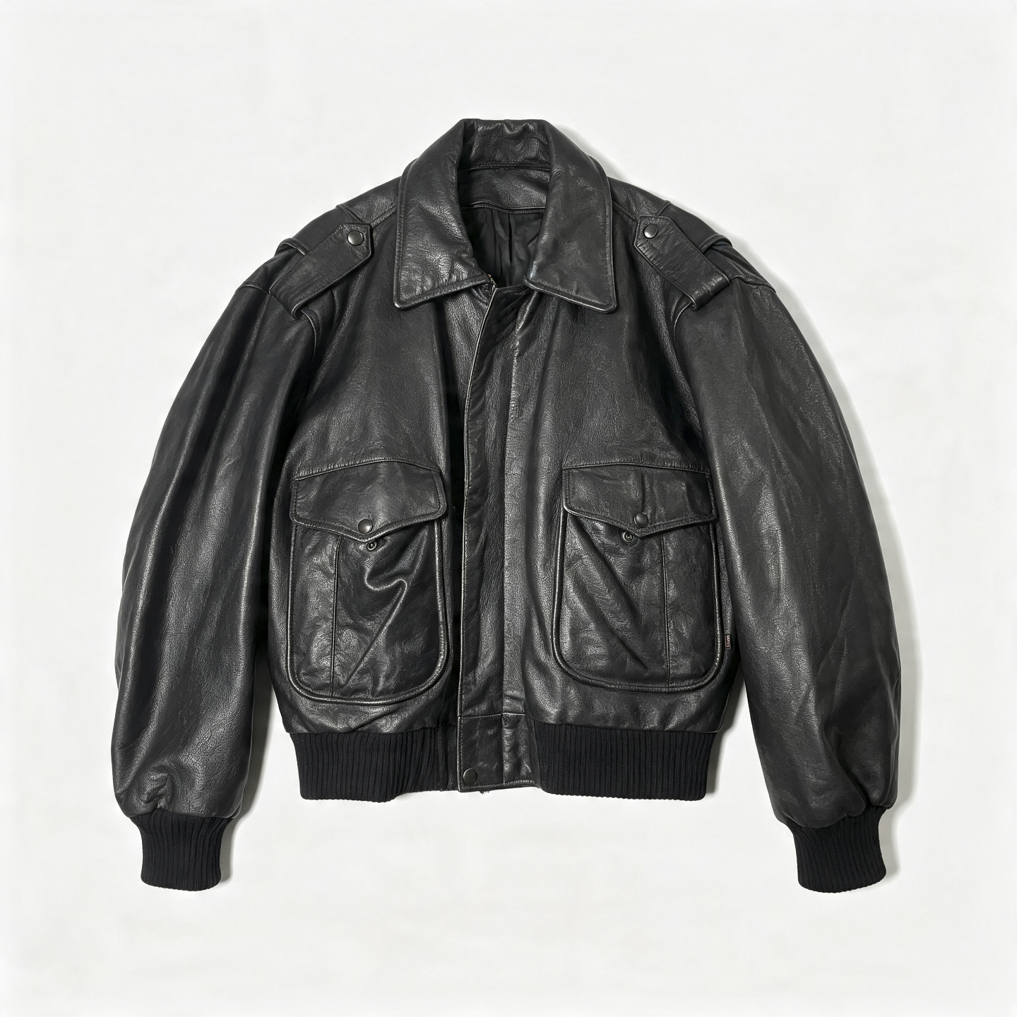 Vintage Leather Bomber Jackets Men | Unisex