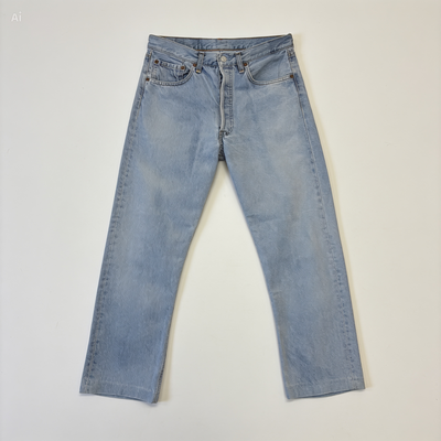 Vintage Denim Branded Trousers Men | Unisex
