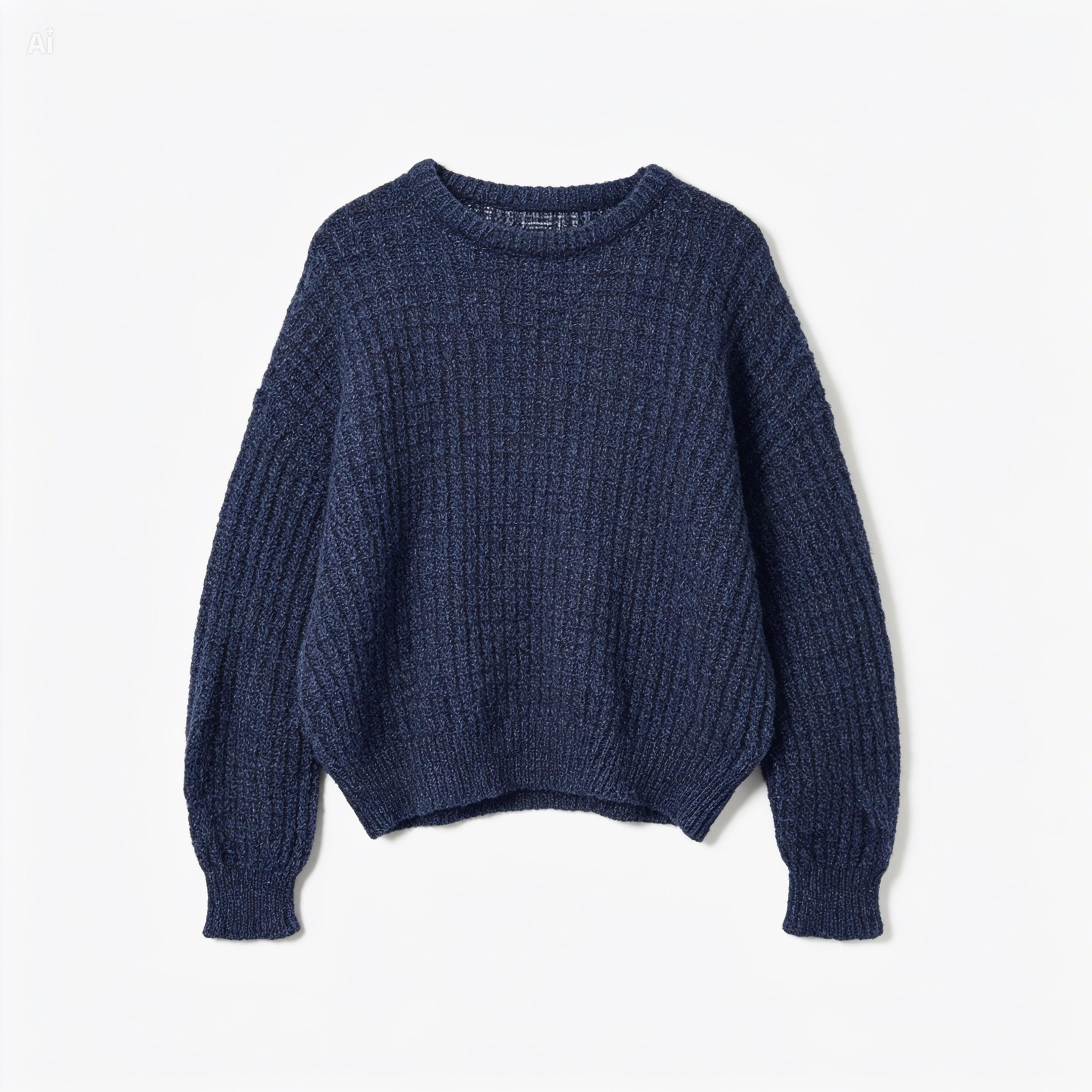 Vintage Plain Knit Sweaters Men | Unisex