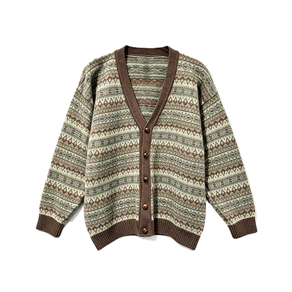 Vintage Knit Cardigans Men | Unisex