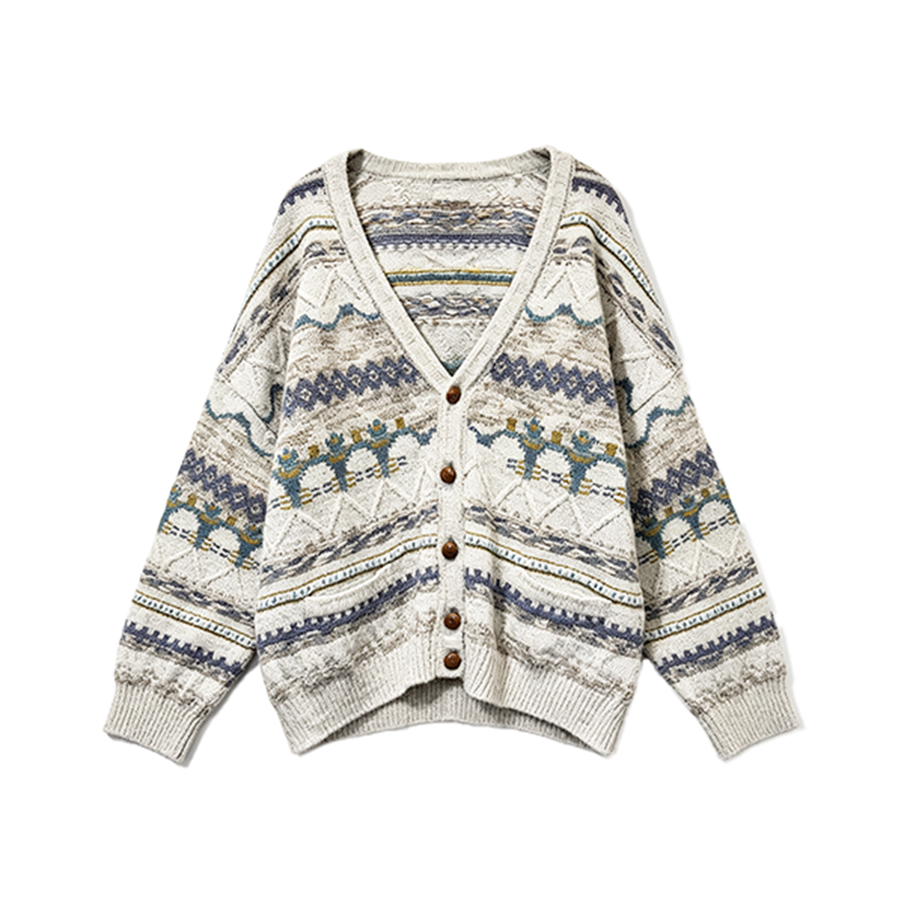 Vintage Knit Cardigans Men | Unisex