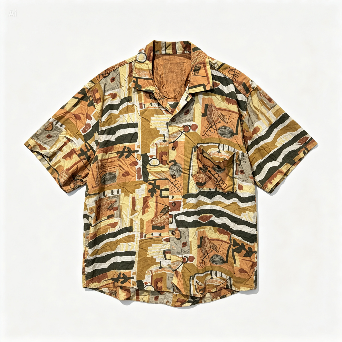Vintage Crazy Pattern Shirts | Men | Unisex